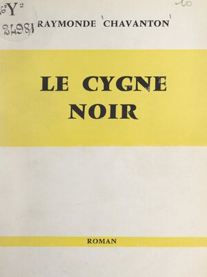 cover image of Le cygne noir